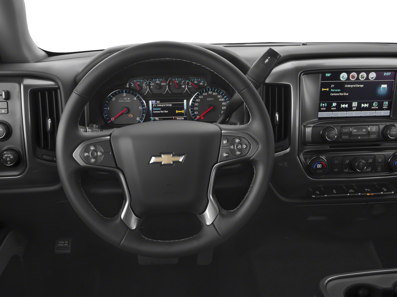 2017 Chevrolet Silverado 1500 — interior view